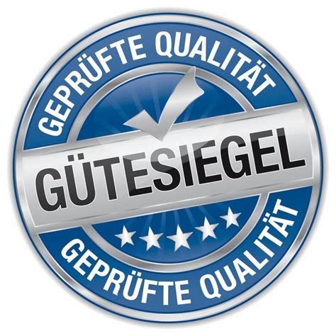 Qualit Tsmerkmal G Tesiegel Fertigh User Und Hersteller