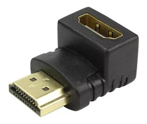 Adaptador Hdmi Graus Em L Macho X F Mea Tv Parede Mercadolivre