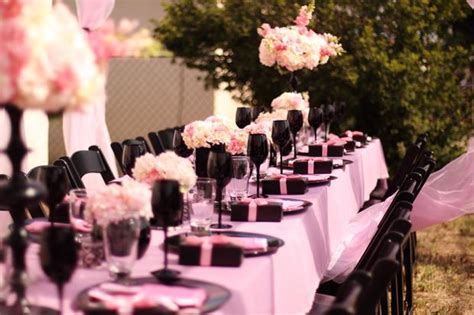 Ch De Lingerie Pink E Preto Casamento Criativo