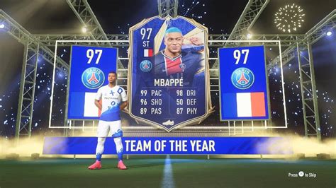 Fifa 21 Toty Mbappe Packed 85 Pack Yeeeeeeessssss About Time Youtube