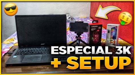 MEU SETUP HUMILDE ESPECIAL 3K DE INSCRITOS 3500R QUE RODA FREE