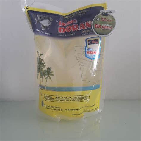 Jual Ikan Dorang Spesial Minyak Kelapa Coconut Oil Ml Lt