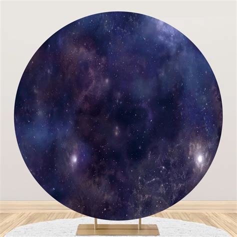 Deep Space Galaxy Nebula Round Backdrop Universe Sparkling Galactics