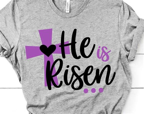 He Is Risen Svg Easter Svg Christian Cross Svg Easter Is Etsy In 2021