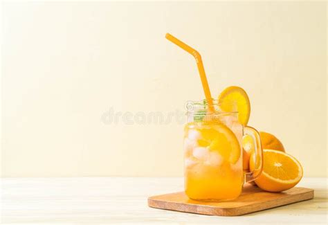 Orange Juice With Soda Stock Photo Image Of Beverage 137197822