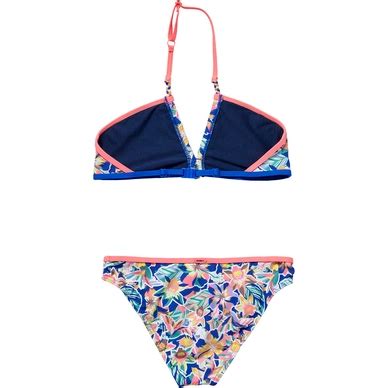 Bikini O Neill Girls Cali Blue Floral Outdoorsupply Co Uk