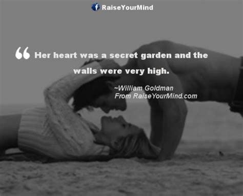 Love Quotes, Sayings & Verses | Her heart was a secret garden and the ...