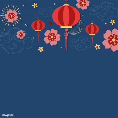 Chinese New Year 2019 Greeting Background Free Image By Rawpixel