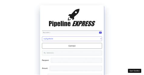 Pipeline Express React Example Codesandbox