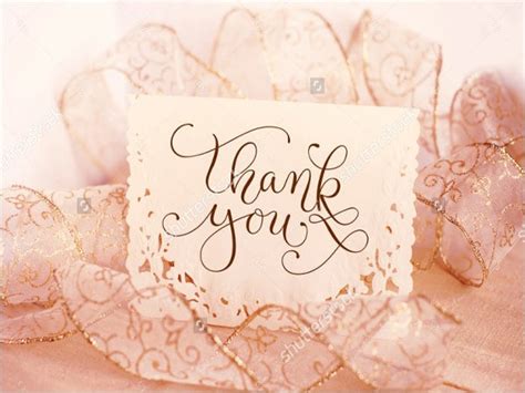 Thank You Notes For Wedding Gifts Templates | Creative Design Templates