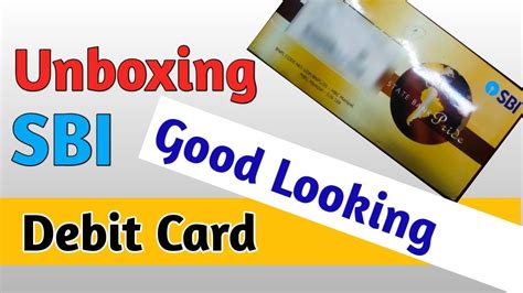 Unboxing SBI Business Debit Card Unboxing SBI Debit Card YouTube