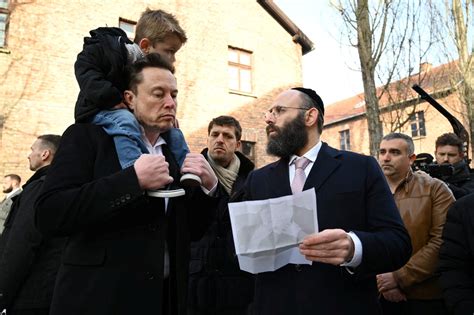 Elon Musk Makes Private Visit To Auschwitz Birkenau Reuters