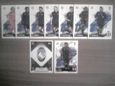 Topps Match Attax Champions League X Atalanta B C Cards