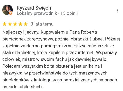 Jubiler w Krakowie który jest prawdziwym rzemieślnikiem