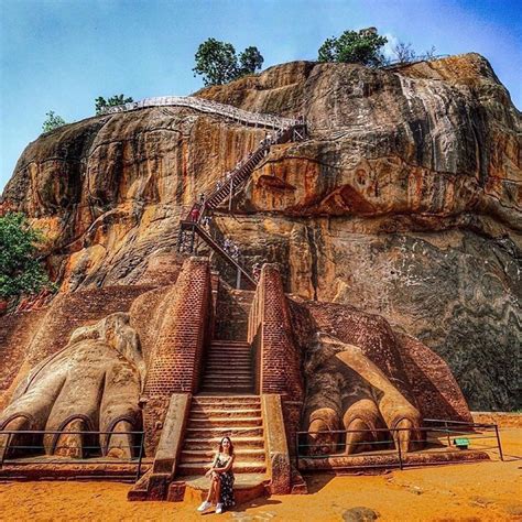 Sigiriya Or Sinhagiri Lion Rock Is An Ancient Rock Fortress Located