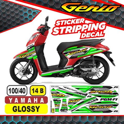 Jual Striping Sticker Honda Genio Shopee Indonesia