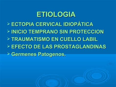 Cervicitis Introduccion Y Descripcion Ppt