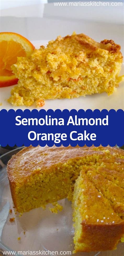 Orange Semolina Almond Cake Artofit