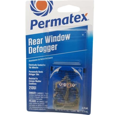 Permatex Rear Window Defogger Tab Adhesive Repair Electrically