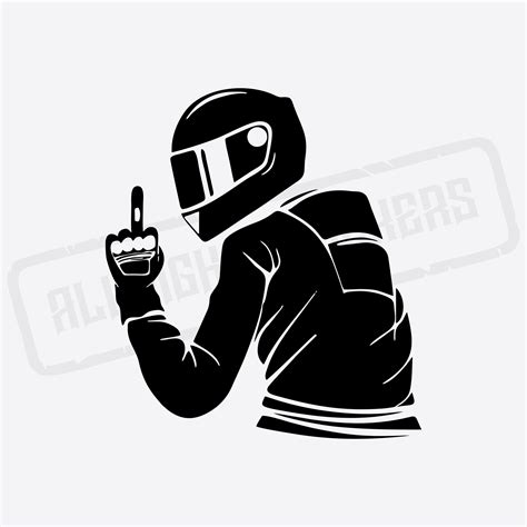 FUCK MOTORCYCLE Allright Stickers