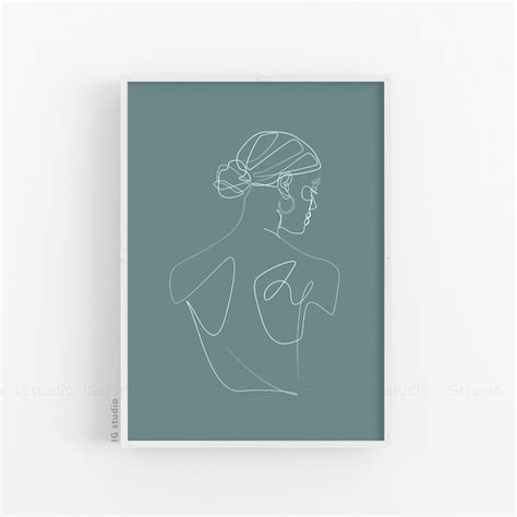 Female Nude Minimalist Etsy