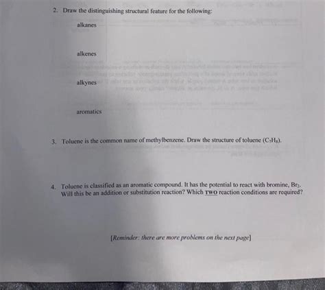 Solved Draw The Distinguishing Structural Feature For The Chegg