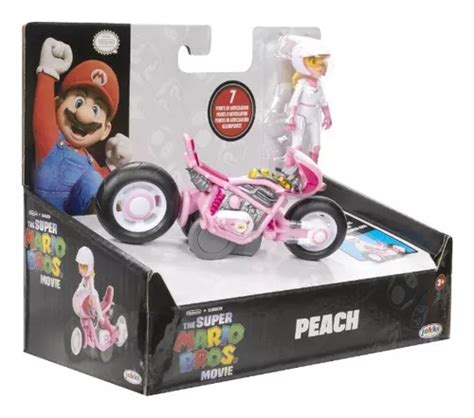 Super Mario Bros La Pelicula Peach Bike Racer Con Figura 799 En