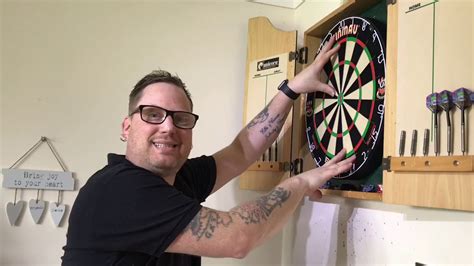 Check Out My New Darts Setup Winmau Blade Dual Core Board Vlog