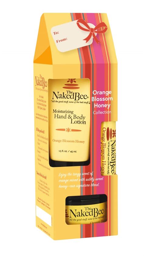 The Naked Bee Orange Blossom Honey Gift Collection Body Butter