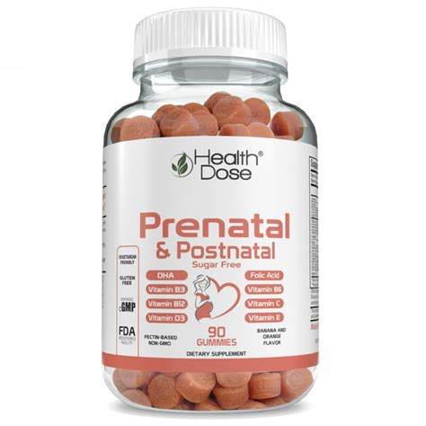 Health Dose Prenatal Postnatal Vitamins For Pregnant And