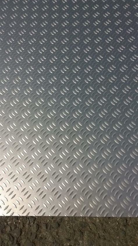 Aluminium Checker Plate Metal X Mm Mm Thick Sheet In