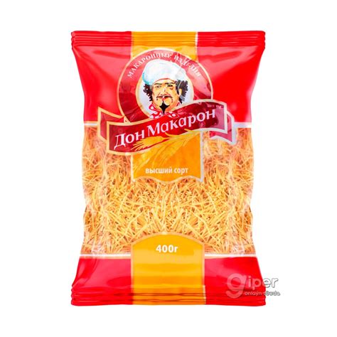 Макароны "Дон Макарон" вермишель, 400 г от 0 ТМТ