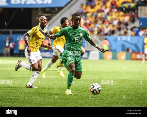 Max Gradel. Colombia v Ivory Coast. Group match. FIFA World Cup 2014 ...