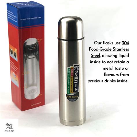Double Vacuum Stainless Steel Flask Water Bottle Keeps Hot Or Cold Leak Proof 350ml 500ml