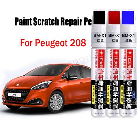 Autolack Kratzer Reparatur Stift F R Peugeot 208 Ausbesserung Stift