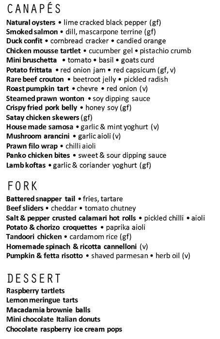 Menu At Skyline Restaurant Adelaide South Tce