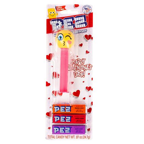 Pez Valentines Day T Sweets Dispenser With 3 Candy Packs 24 7g