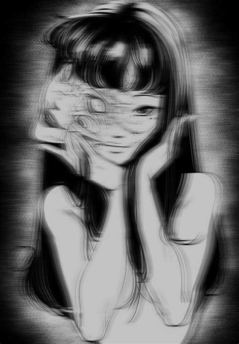 Tomie Junji Ito Abstract Artwork Female Sketch Sketches