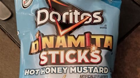 New Doritos Dinamita Sticks Hot Honey Mustard Review Twodudes Onereview Youtube