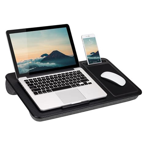 LapGear Home Office Lap Desk with Device Ledge, Mouse Pad, and Phone ...