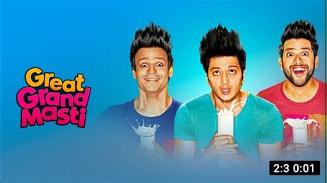 Great Grand Masti Movie Review And Facts Riteish Deshmukh Vivek Oberoi Aftab S Youtube