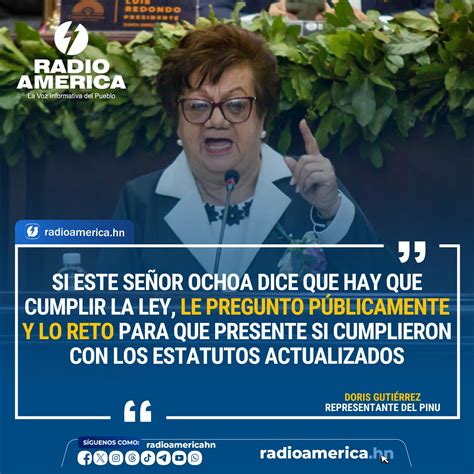 Radio - La exdiputada Doris Gutiérrez, representante del Partido de