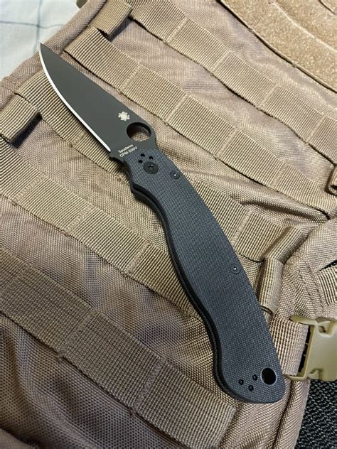 スパイダルコ ミリタリー2（spyderco Military2）簡易レビュー 北欧ナイフでお気軽アウトドア