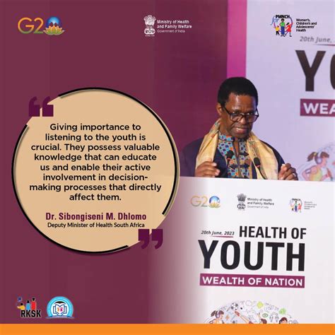 Ministry Of Health On Twitter Speaking At The Health Of Youth Wealth