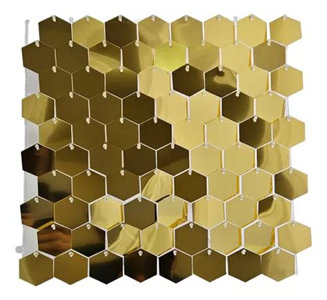 Shimmer Wall Panel Decorativo 4d Lentejuela Hexagonal 30 Pzs Meses