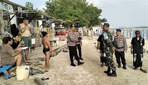 Nusabali Satpolair Polresta Denpasar Patroli Keamanan Pesisir Pantai