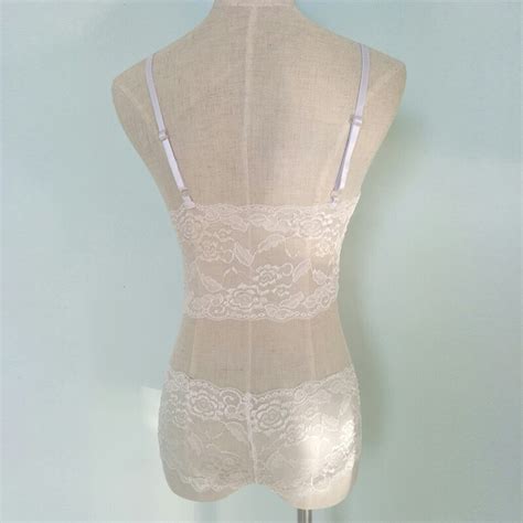 Pc Donna Pizzo Sexy Intimates Reggiseno Perizoma Set Trasparente Lingerie Ebay