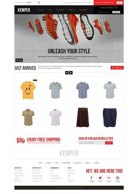 Premium Magento Clothes Store Templates