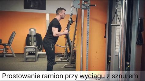 Prostowanie Ramion Przy Wyci Gu Z Sznurem Youtube