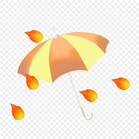 Rain Umbrella PNG Image, Autumn Fall Rain Umbrella, Fall, Autumn ...